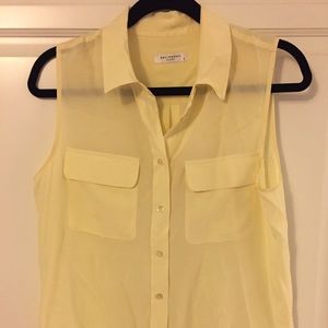 100% silk Equipment blouse!